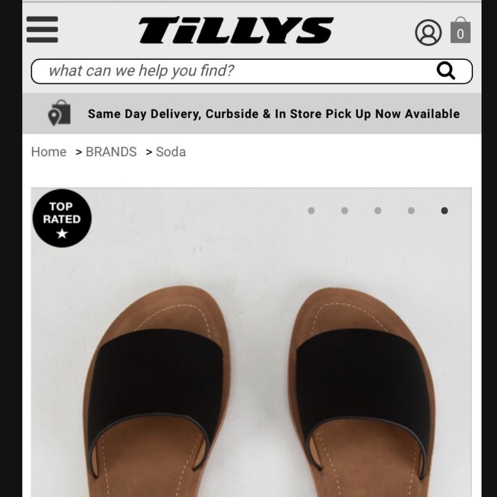 Soda Sandals from Tillys